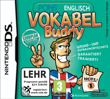 PONS Englisch - Vokabel Buddy (Europe) (Fr,De,It) box cover front